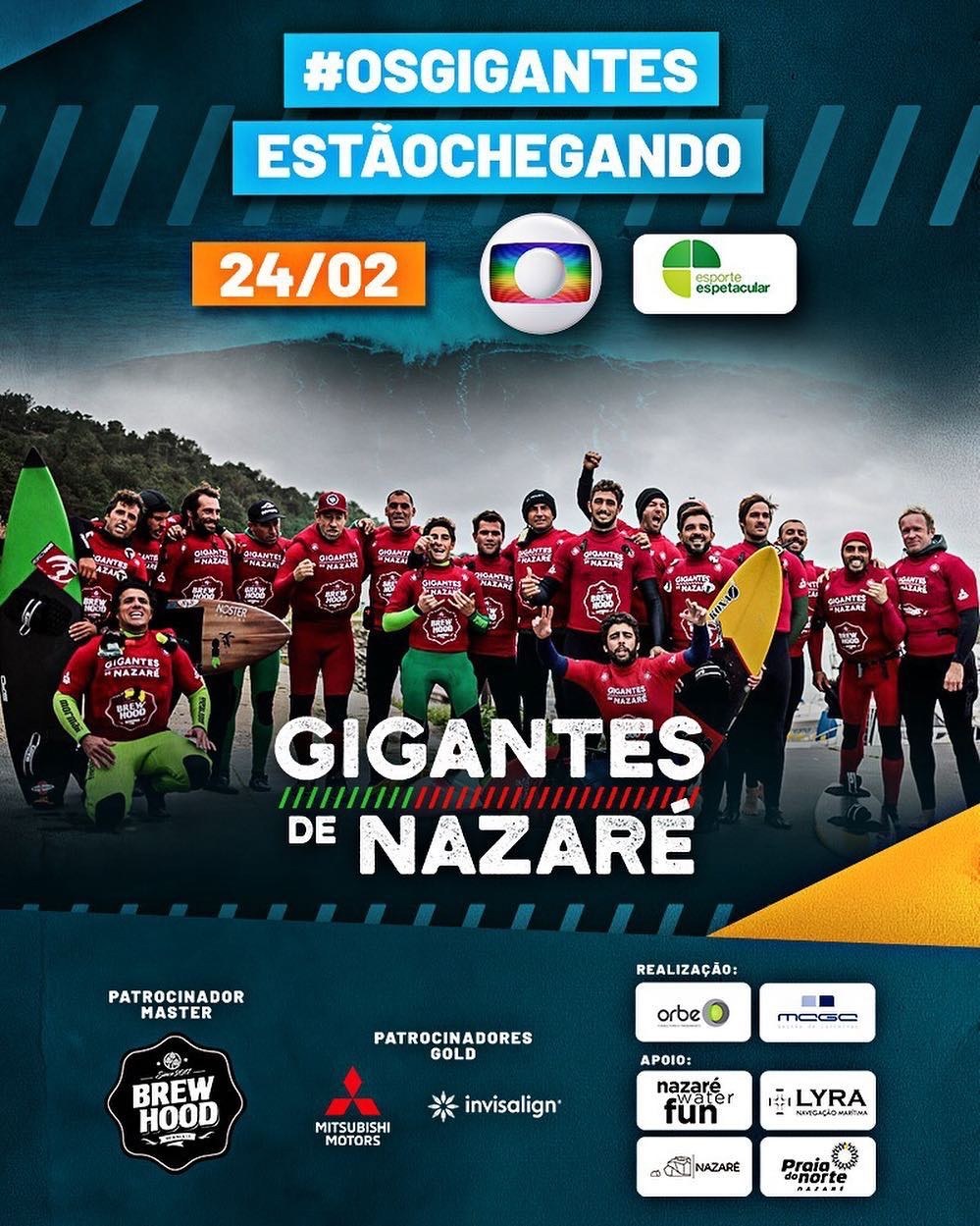 Poster of the Gigantes de Nazaré contest