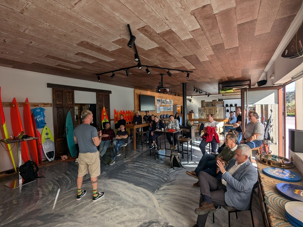 Workshop mit Teilnehmenden in Nazaré